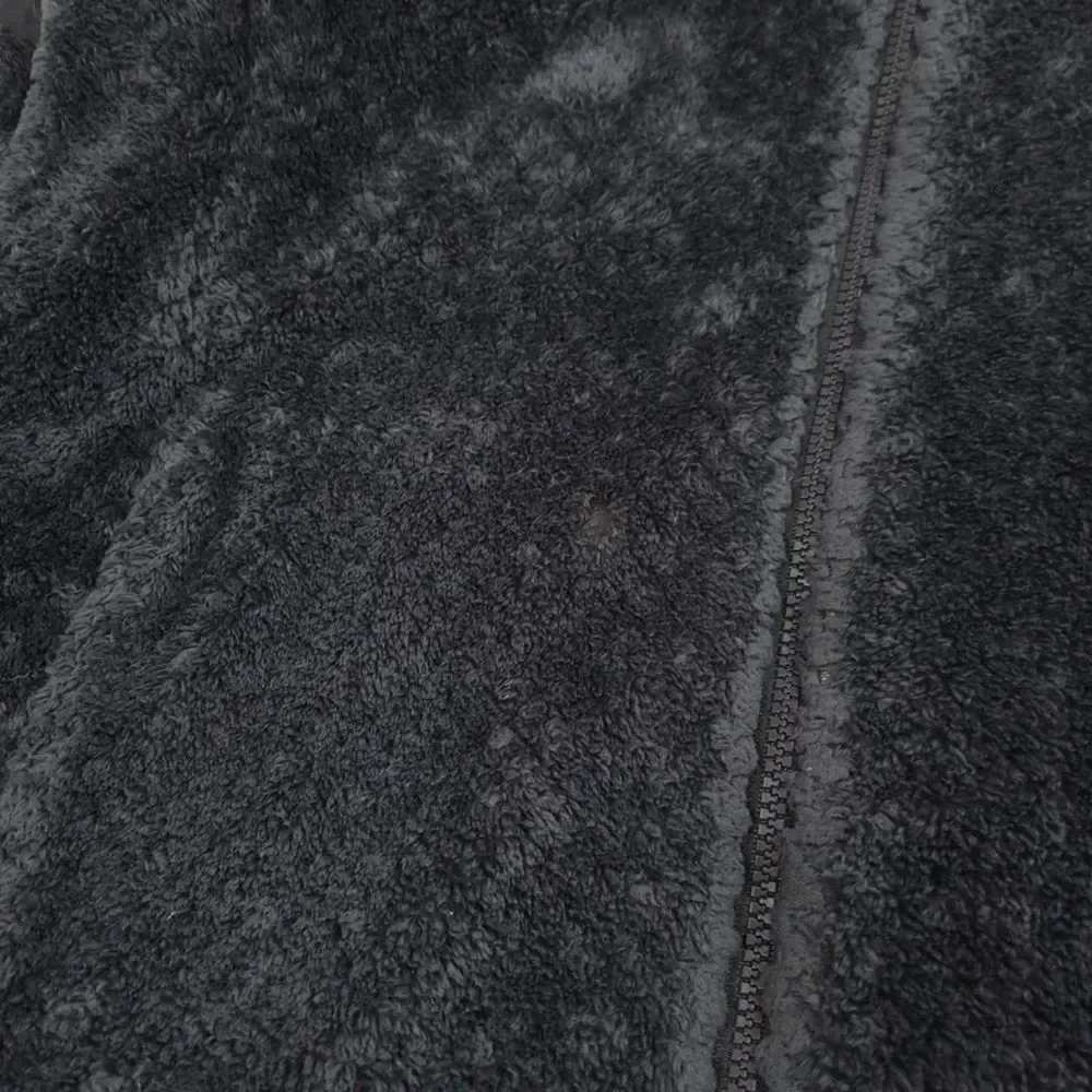 COLUMBIA Fireside Sherpa Hoodie Warm Tech Zip Jacket in Gray Medium Gorpcore - Picture 5 of 8